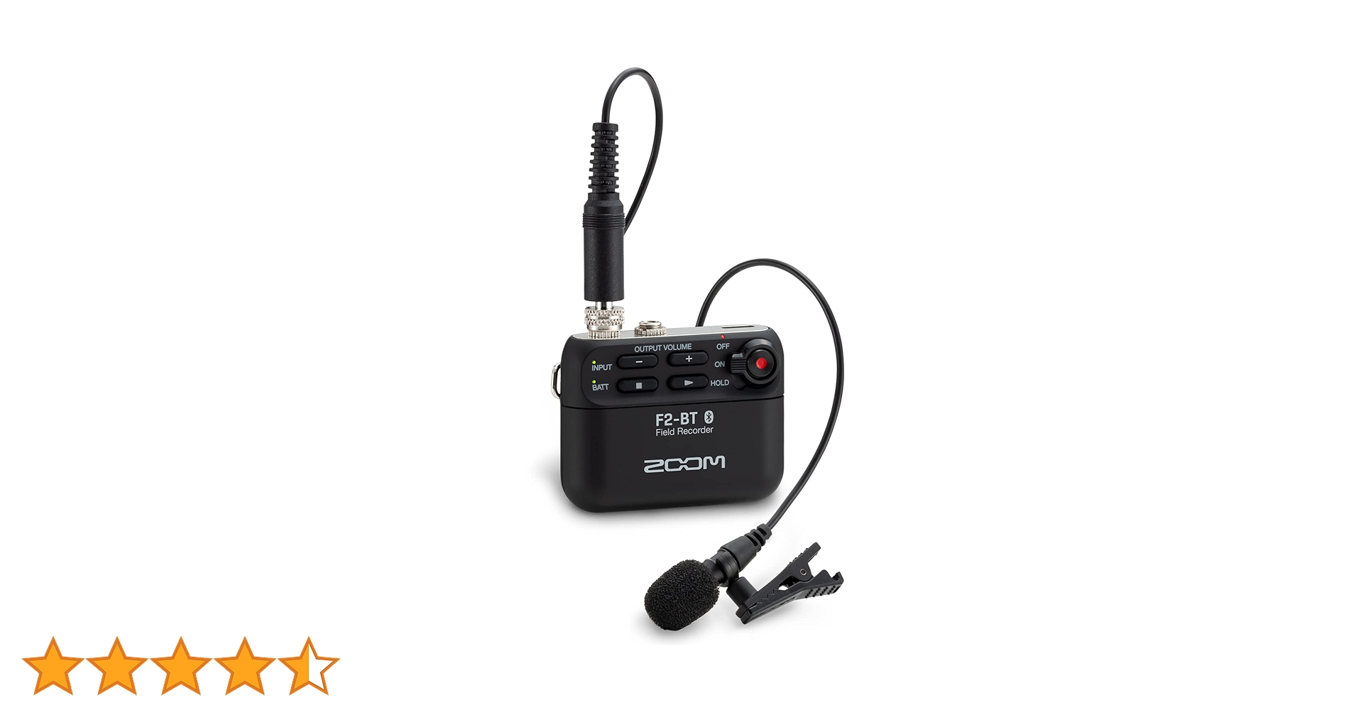 ア*ロ様 【美品】ZOOM F2-BT フィールドレコーダー　ホワイト 本体＋箱 ZOOM F2-BT/W (ホワイト) 32bitフロート録音対応 フィールド